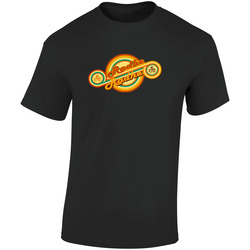 Retro Radhe Retro Graphic Unisex Soft Cotton Black T Shirt