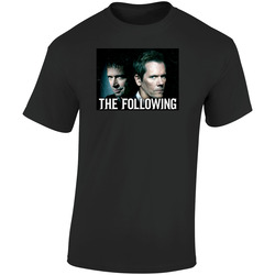 The Following Ryan Hardy And Joe Carroll Retro Graphic Unisex Soft Cotton Black T Shirt