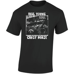 Neil Young Crazy Horse Zuma Standard Adult Black T- S To 5xl Retro Graphic Unisex Soft Cotton Black T Shirt