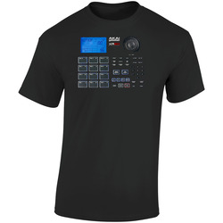 Mpc Beat Machine Rap Hip Hop Retro Graphic Unisex Soft Cotton Black T Shirt
