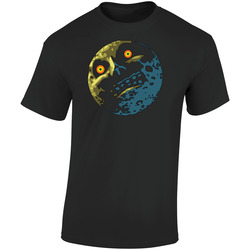 The Legend Of Zelda Majoras Mask Moon Retro Graphic Unisex Soft Cotton Black T Shirt