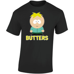 Butters South Park Comedy Tv Show Retro Graphic Unisex Soft Cotton Black T Shirt