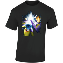 Wonder Twins Super Hero Retro Graphic Unisex Soft Cotton Black T Shirt