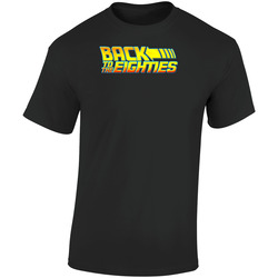 Back To The 80's Retro Graphic Unisex Soft Cotton Black T Shirt