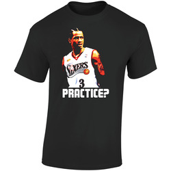 Allen Iverson Philadelphia 76ers Retro Graphic Unisex Soft Cotton Black T Shirt