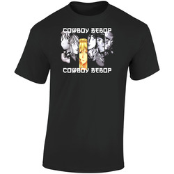 Cowboy Bebop Anime Manga Retro Graphic Unisex Soft Cotton Black T Shirt