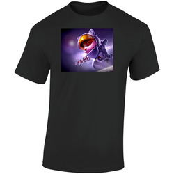 League Of Legends Teemo Retro Graphic Unisex Soft Cotton Black T Shirt