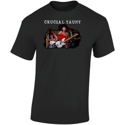 Crucial Taunt Waynes World Tia Carrere Retro Graphic Unisex Soft Cotton Black T Shirt