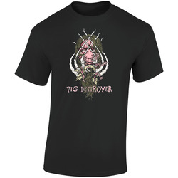 Pig Destroyer Retro Graphic Unisex Soft Cotton Black T Shirt