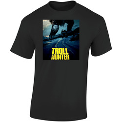 Troll Hunter Movie Retro Graphic Unisex Soft Cotton Black T Shirt