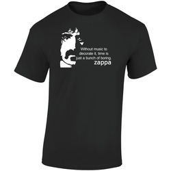 Frank Zappa Quote Retro Graphic Unisex Soft Cotton Black T Shirt