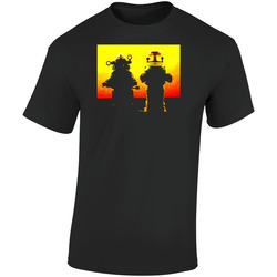 Robot Lost In Space Forbidden Planet Robby B9 Retro Graphic Unisex Soft Cotton Black T Shirt