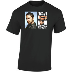 Gerard Butler Retro Graphic Unisex Soft Cotton Black T Shirt
