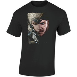 Metal Gear Rising Solid Video Game Retro Graphic Unisex Soft Cotton Black T Shirt