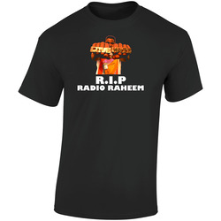 Do The Right Thing Movie Rip Radio Raheem Retro Graphic Unisex Soft Cotton Black T Shirt