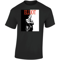 Elliot Stabler Law And Order Tv Show Svu Cool Retro Graphic Unisex Soft Cotton Black T Shirt