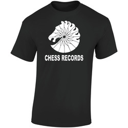 Chess Records Retro Graphic Unisex Soft Cotton Black T Shirt