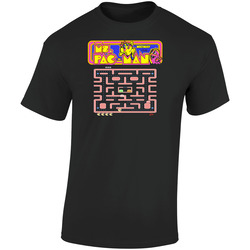 Ms Pac Man 1982 Best Video Games Of All Time Retro Graphic Unisex Soft Cotton Black T Shirt