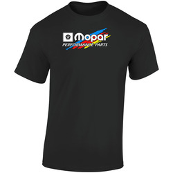 Mop Retro Graphic Unisex Soft Cotton Black T Shirt