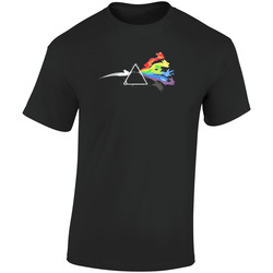 Dark Side Of The Moon Stone Pokemon Retro Graphic Unisex Soft Cotton Black T Shirt