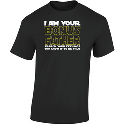 Bonus Father Search Feelings Retro Graphic Unisex Soft Cotton Black T Shirt