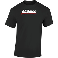 Ac Delco Automobile Car Parts Cool Brand Logo Retro Graphic Unisex Soft Cotton Black T Shirt