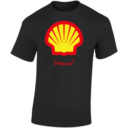 B Shell V-power Sf9sjds16524 Retro Graphic Unisex Soft Cotton Black T Shirt