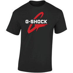 New Watch Style G-shock Retro Graphic Unisex Soft Cotton Black T Shirt