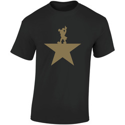 Mickey Mouse Hamilton Retro Graphic Unisex Soft Cotton Black T Shirt