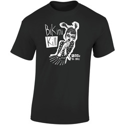 Bikini Kill Band 5 A Retro Graphic Unisex Soft Cotton Black T Shirt