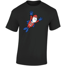 New Hot Bud Man Budweiser Cartoon New From Us Retro Graphic Unisex Soft Cotton Black T Shirt