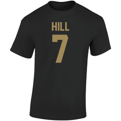 Taysom Hill # 7 Jersey Back New Orleans Football Team Fan For Black Retro Graphic Unisex Soft Cotton Black T Shirt