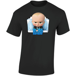 Baby Boss Retro Graphic Unisex Soft Cotton Black T Shirt