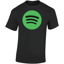 Spotify App Halloween Unisex Retro Graphic Unisex Soft Cotton Black T Shirt