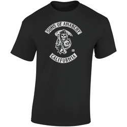 Son Of Anarchy Retro Graphic Unisex Soft Cotton Black T Shirt