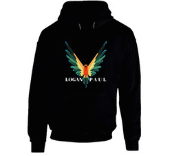 The Maverick Bird Logo Logan Paul Men's Black Hoodie 100% Cotton New From Us Vintage Unisex Classic Black Hoodie