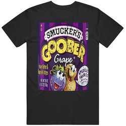 Goober Peanut Butter And Jelly Logo Cool Food Gift Distressed Vintage Unisex Classic Black T Shirt