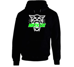 Artic Cat Winter Power Equipment Skidoo Logo Vintage Unisex Classic Black Hoodie