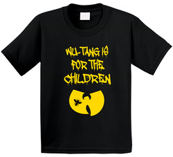Wu-tang Is For The Children - Graffiti - Wutang Clan Kids Tee Vintage Unisex Classic Black T Shirt