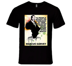 Garvey Vintage Unisex Classic Black T Shirt