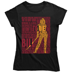 Kill Bill Vintage Unisex Classic Black Ladies T Shirt
