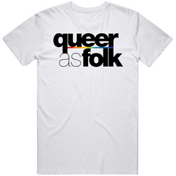 Queer As Folk 90s Tv Show Drama Unisex Soft Cotton tee T Shirt