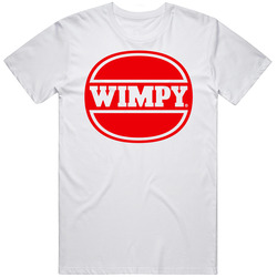 Wimpy Uk Chain Restaurants Logo Unisex Soft Cotton tee T Shirt