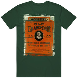 Old Grand Dad Bourbon Grunge Look Unisex Soft Cotton tee T Shirt