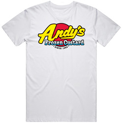 Andy's Frozen Custard Frisco Texas Restaurant Unisex Soft Cotton tee T Shirt