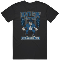 Death Row Maple Leaf Hockey Unisex Soft Cotton tee T Shirt