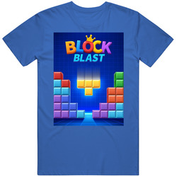 Block Blast Puzzle Game Unisex Soft Cotton tee T Shirt