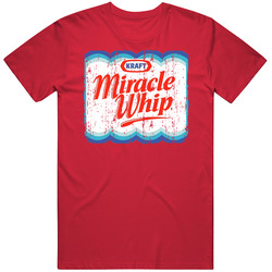 Miracle Whip Logo Cool Food Gift Distressed Merch Classic Cotton Unisex Soft Cotton tee T Shirt