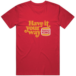 Burger King, Unisex Soft Cotton tee T Shirt