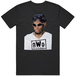 Dennis Rodman Nwo Wrestling Basketball Player Fan Retro Unisex Soft Cotton tee T Shirt